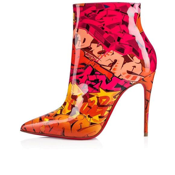 Christian Louboutin So Kate Booty 100 Patent Metrograf Heel Ankle Boot Bootie 36 - Picture 3 of 8